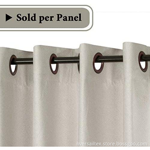 Extra Wide Linen Blackout Curtain